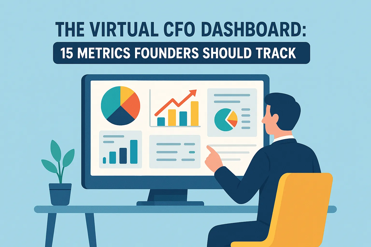 Virtual CFO dashboard metrics